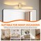 Gold LED Vanity Wall Light – Dimmable Farmhouse Bathroom Light Fixture